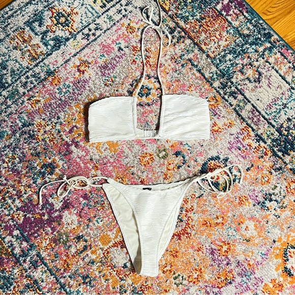 Triangl coconut terry cloth‎ bathing suit set - Picture 2 of 15